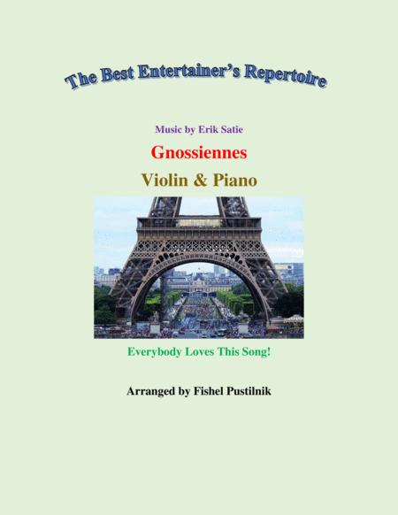 Gnossiennes For Violin And Piano Jazz Pop Version Video Sheet Music