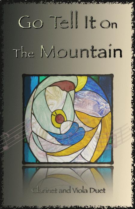 Free Sheet Music Go Tell It On The Mountain Gospel Song For Clarinet And Viola Duet