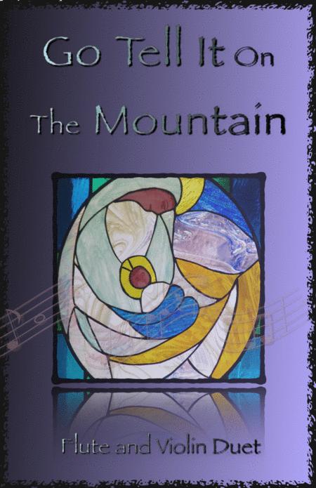 Go Tell It On The Mountain Gospel Song For Flute And Violin Duet Sheet Music