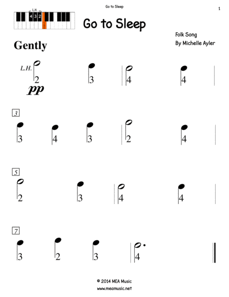 Go To Sleep Sheet Music