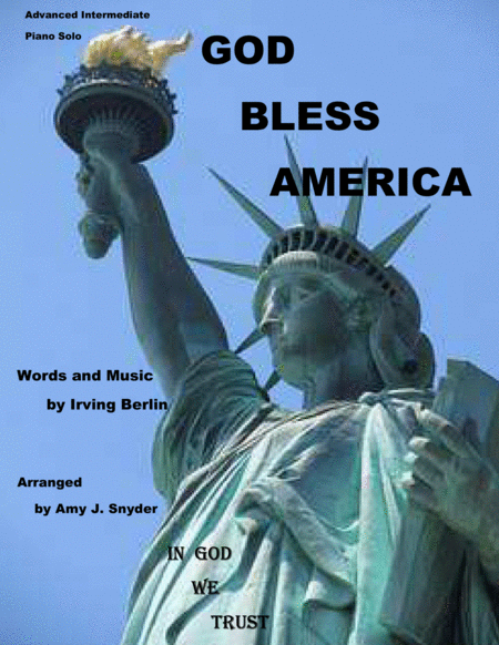 Free Sheet Music God Bless America Piano Solo