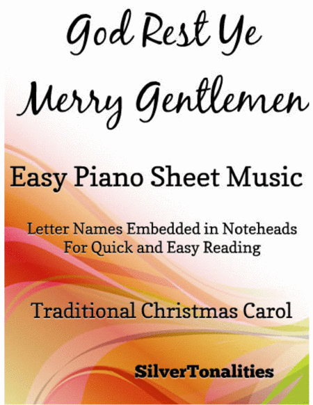 Free Sheet Music God Rest Ye Merry Gentlemen Easy Piano Sheet Music