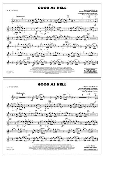 Good As Hell Arr Matt Conaway And Jack Holt 1st Bb Trumpet Sheet Music