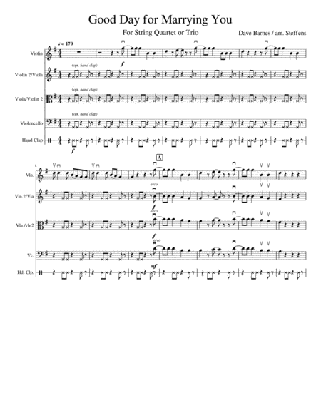 Free Sheet Music Good Day For Marrying You