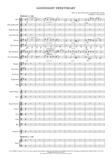 Goodnight Sweetheart Mixed Ensemble Sheet Music