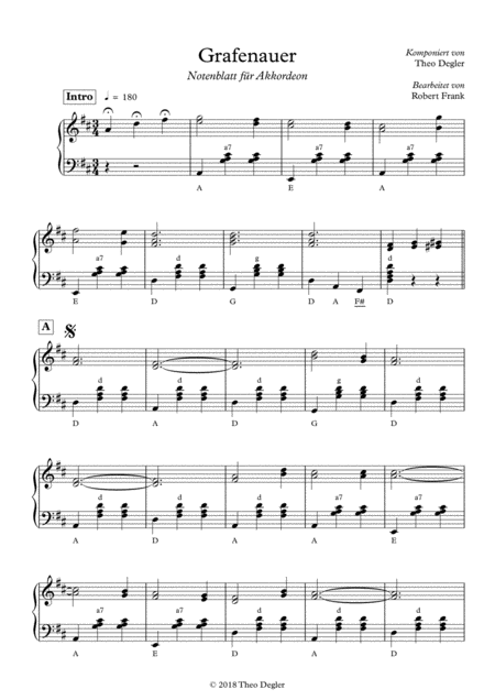 Free Sheet Music Grafenauer