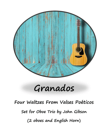 Free Sheet Music Granados 4 Waltzes Set For Oboe Trio