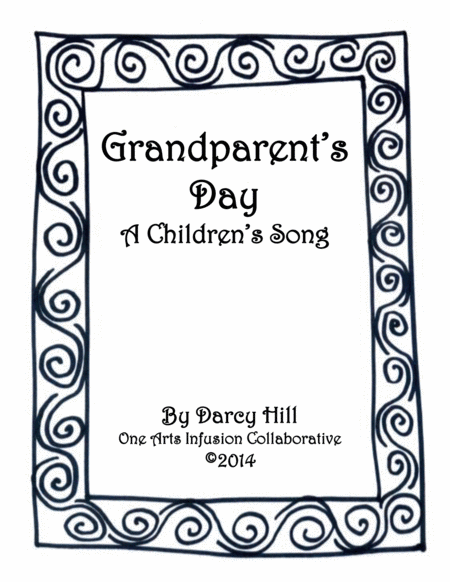 Grandparents Day A Song For Children Sheet Music