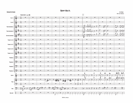 Free Sheet Music Gravy Waltz For Big Band