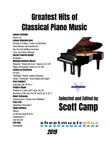 Greatest Hits Of Classical Piano Sheet Music