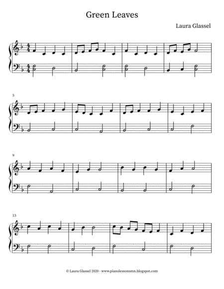 Green Leaves Sheet Music