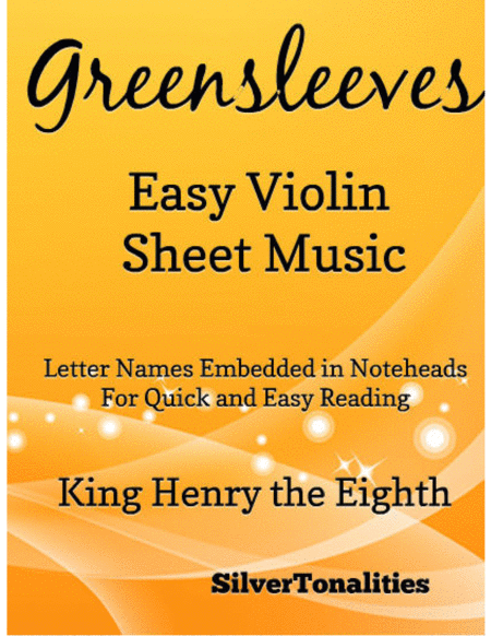 Greensleeves Easy Violin Sheet Music Sheet Music