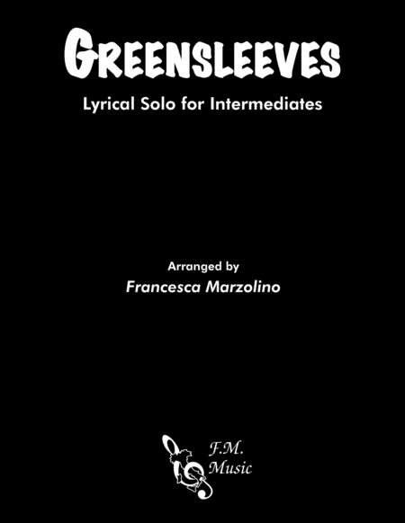 Free Sheet Music Greensleeves Intermediate Piano