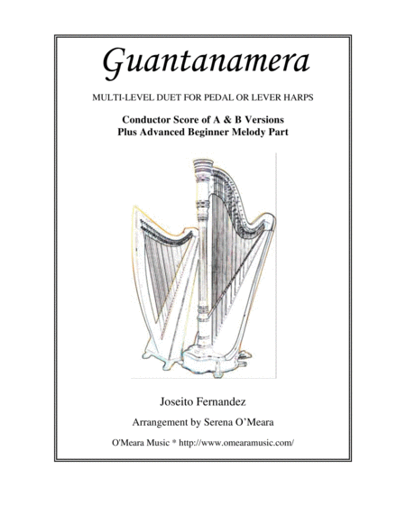 Guantanamera Conductors Score Sheet Music