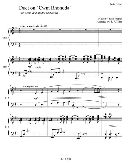 Free Sheet Music Guide Me Ever Great Jehovah