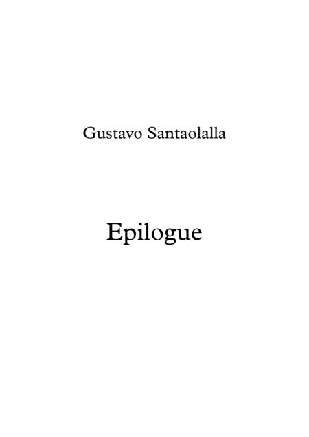 Free Sheet Music Gustavo Santaolla Epilogue From The Movie Biutiful