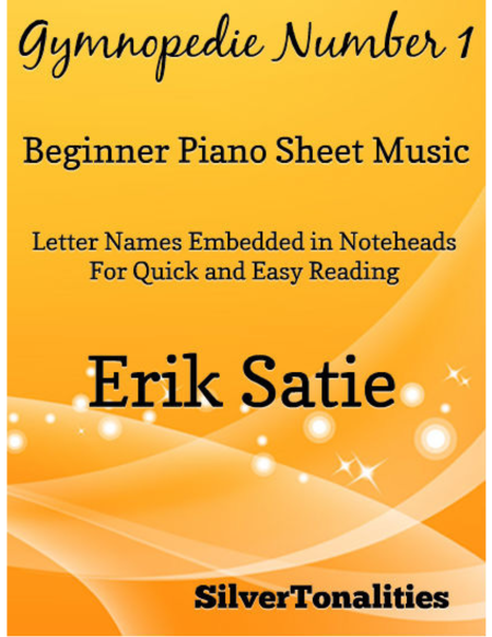 Free Sheet Music Gymnopedie Number 1 Beginner Piano Sheet Music