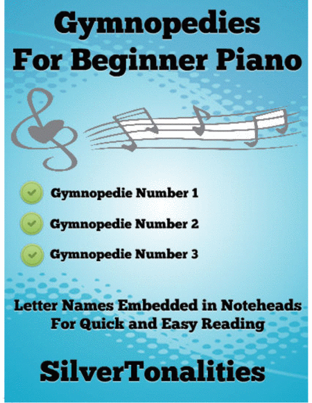 Gymnopedies For Beginner Piano Sheet Music Sheet Music