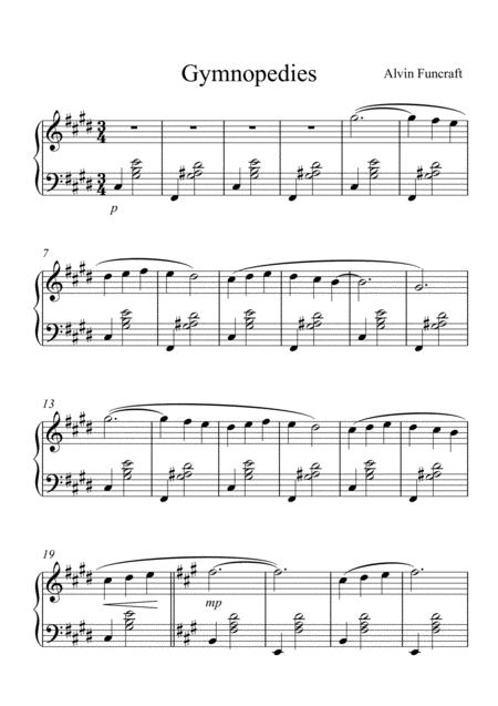 Gymnopedies Sheet Music