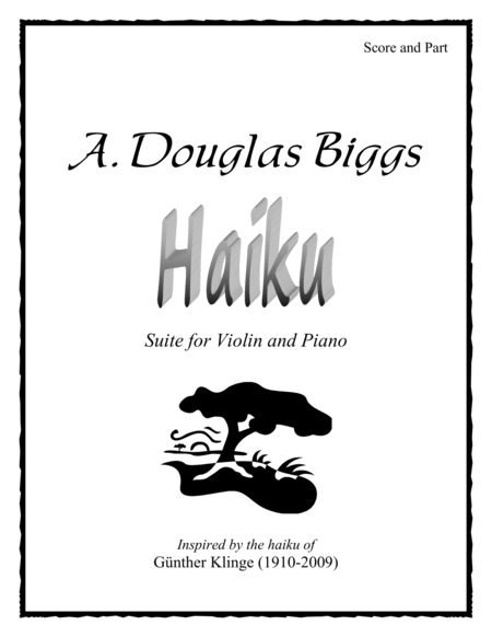 Free Sheet Music Haiku Suite For Violin And Piano