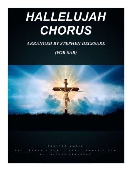 Hallelujah Chorus For Sab Accessible Key Version Sheet Music