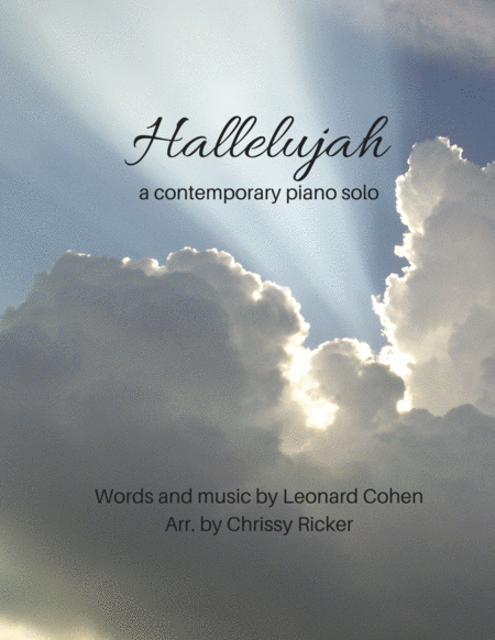 Free Sheet Music Hallelujah Contemporary Arrangement For Intermediate Piano