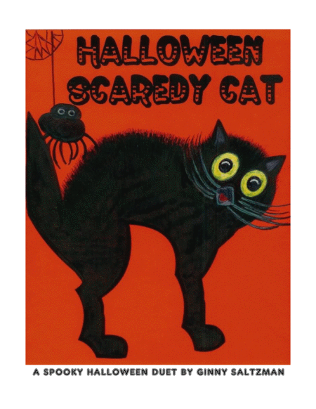 Free Sheet Music Halloween Scaredy Cat A Spooky Duet For Halloween