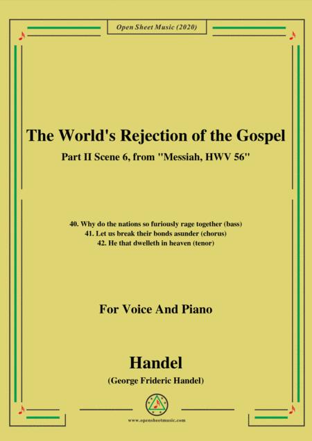 Handel Messiah Hwv 56 Part Ii Scene 6 For Voice And Piano Sheet Music