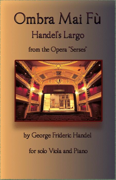 Free Sheet Music Handels Largo From Xerxes Ombra Mai F For Solo Viola And Piano