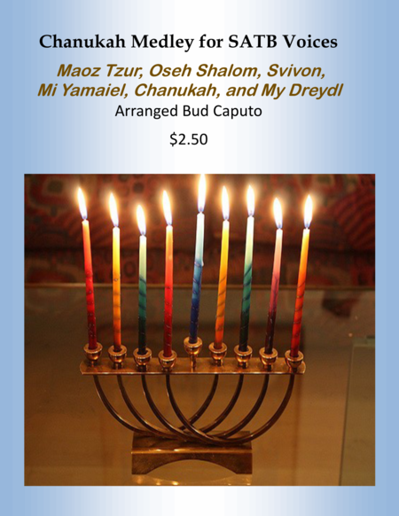 Free Sheet Music Hanukkah Medley For Voices Satb