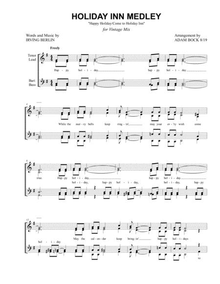 Happy Holiday Come To Holiday Inn Sheet Music