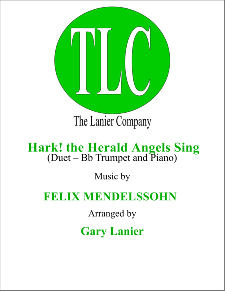 Free Sheet Music Hark The Herald Angels Sing Duet Bb Trumpet And Piano Score And Parts
