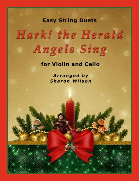 Hark The Herald Angels Sing Easy Violin And Cello Duet Sheet Music