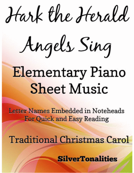Free Sheet Music Hark The Herald Angels Sing Elementary Piano Sheet Music