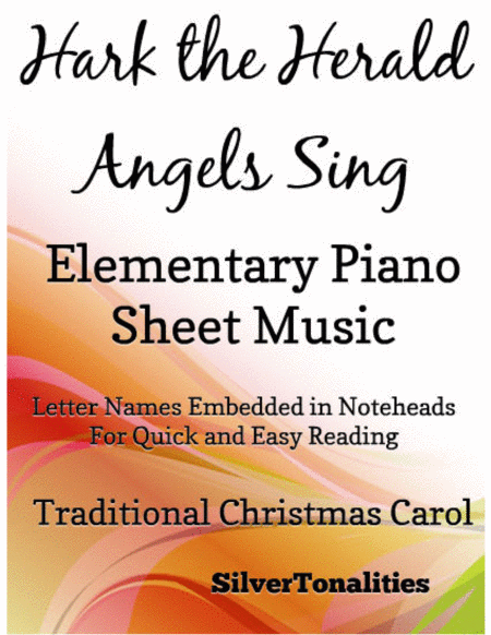 Hark The Herald Angels Sing Elementary Piano Sheet Music Sheet Music