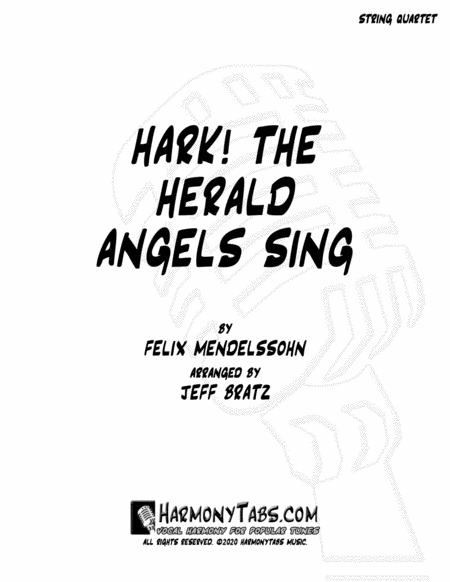 Hark The Herald Angels Sing String Quartet Sheet Music