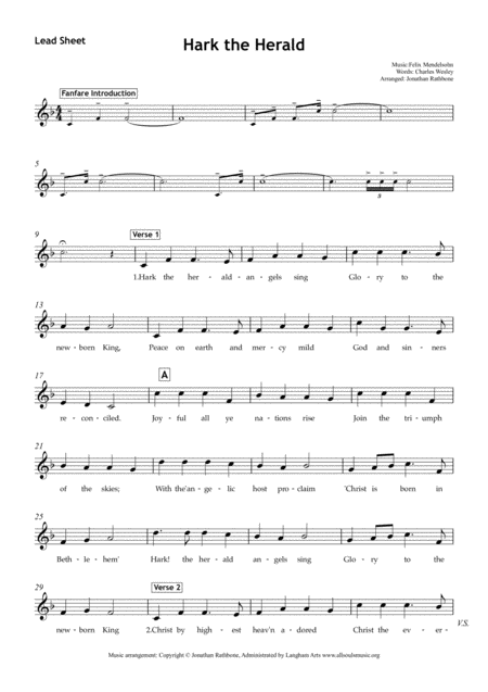 Hark The Herald Angels Sing Worship Set Sheet Music