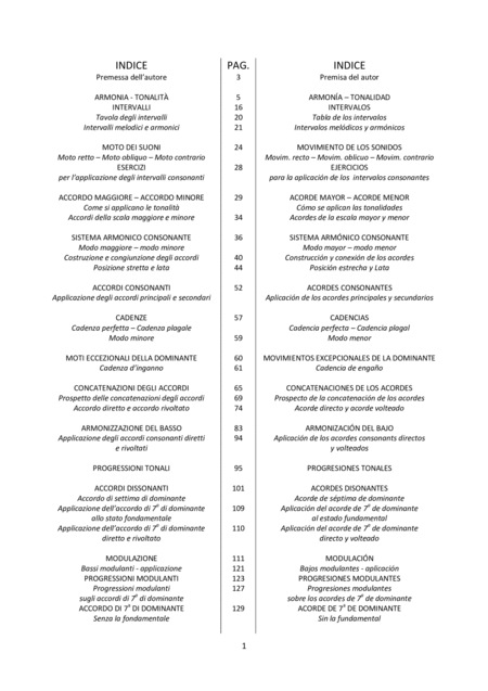 Harmony And Composition Italian Spanish Chapters 1 To 7 Of 25 Sheet Music