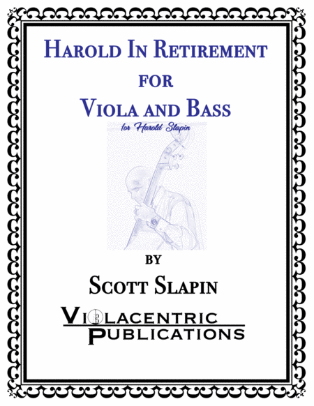 Harold In Retirement For Viola And Bass Sheet Music