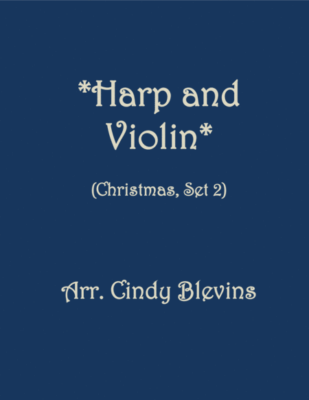 Free Sheet Music Harp And Violin For Christmas Set Two