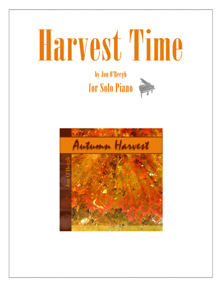 Free Sheet Music Harvest Time Easy Solo Piano