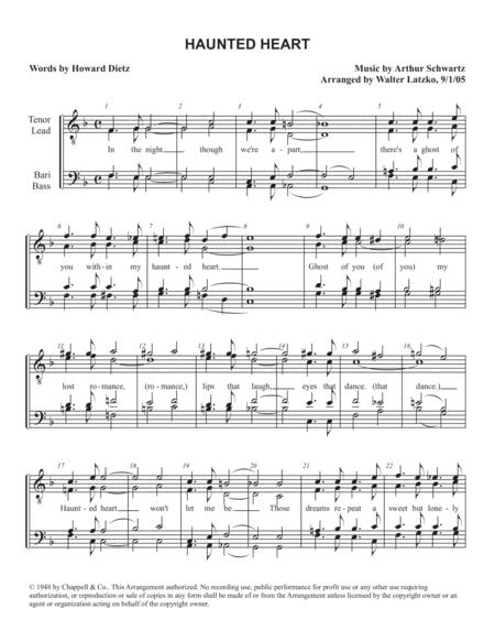 Haunted Heart Sheet Music