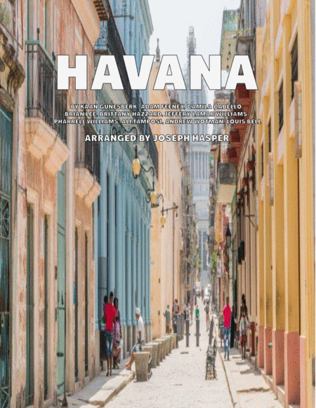 Free Sheet Music Havana For Little Big Band