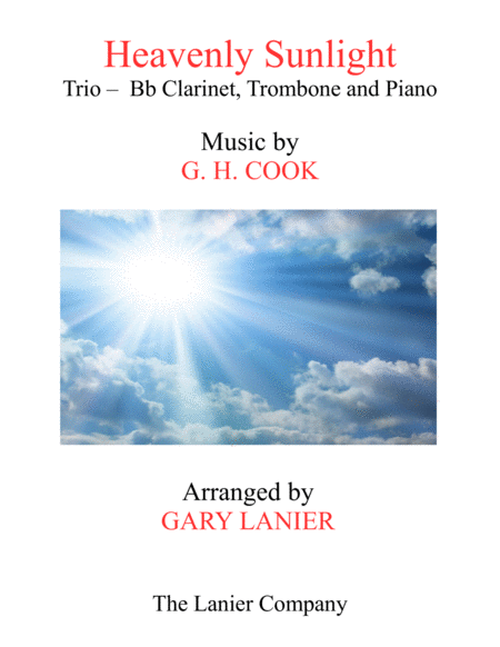 Heavenly Sunlight Trio Bb Clarinet Trombone Piano With Score Parts Sheet Music