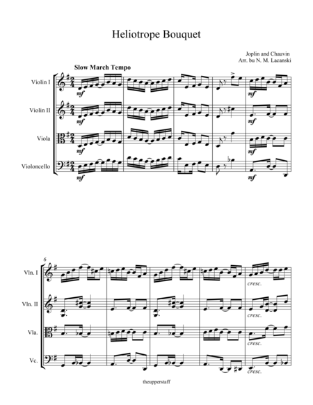 Heliotrope Bouquet Sheet Music