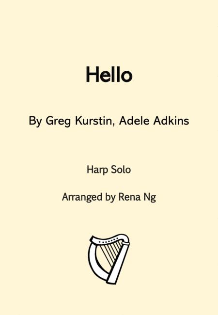 Free Sheet Music Hello Harp Piano Solo Intermediate