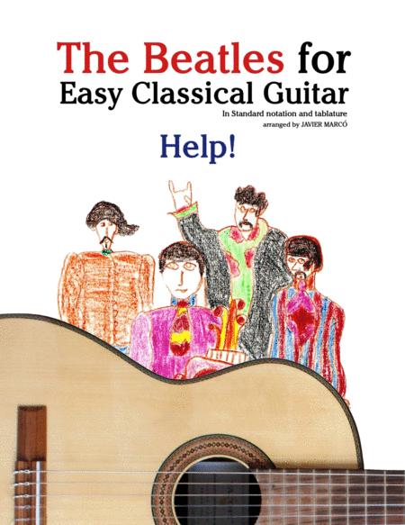 Help The Beatles For Easy Classical Guitar Sheet Music