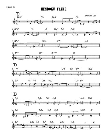 Free Sheet Music Hendoku Iyaku