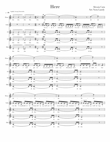 Here Sheet Music