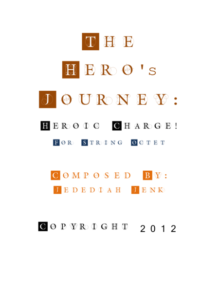 Free Sheet Music Heros Journey Heroic Charge